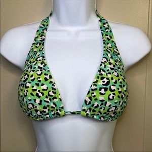 Cheetah Print Bikini Top